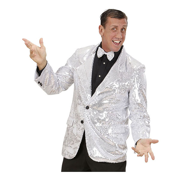 Silverfärgad Kostymjacka - Large