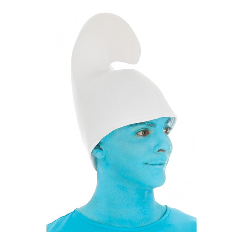 Smurf Hatt Vit - One size