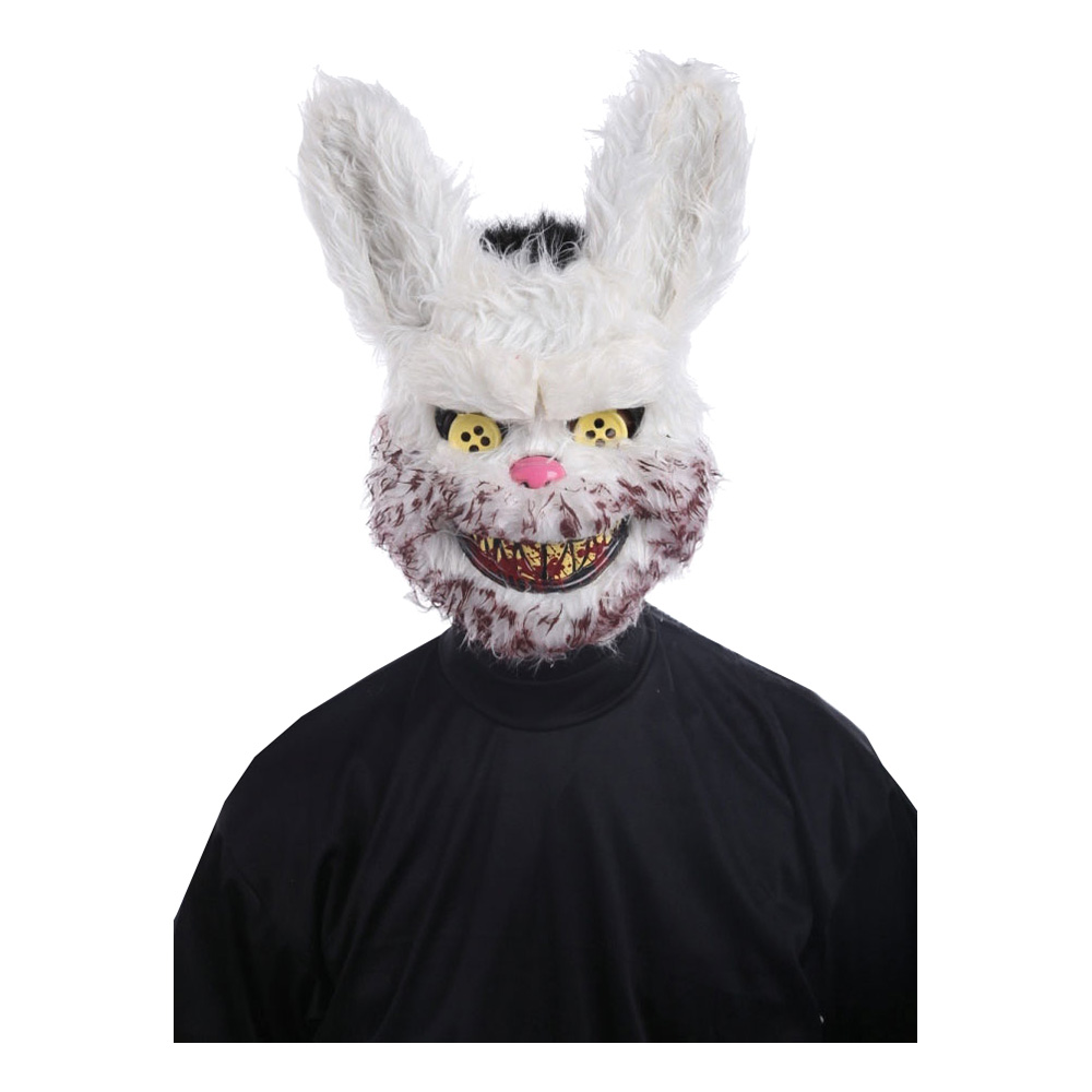 Snowball Läskig Kanin Mask - One size