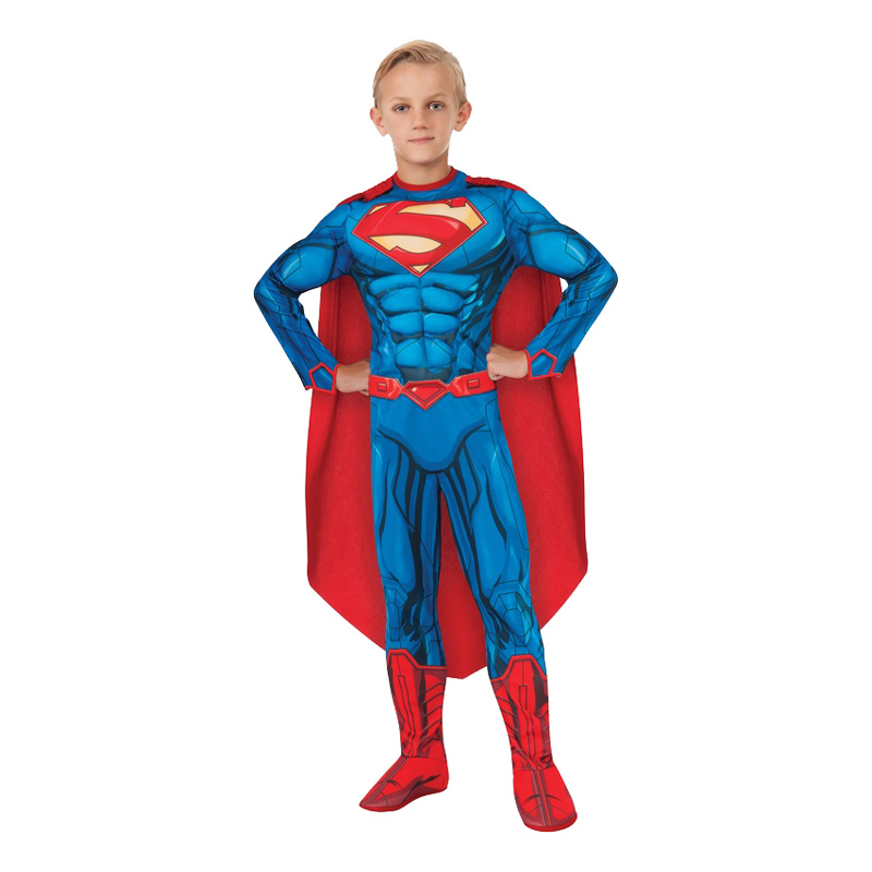 Superman New Barn Maskeraddräkt - Large