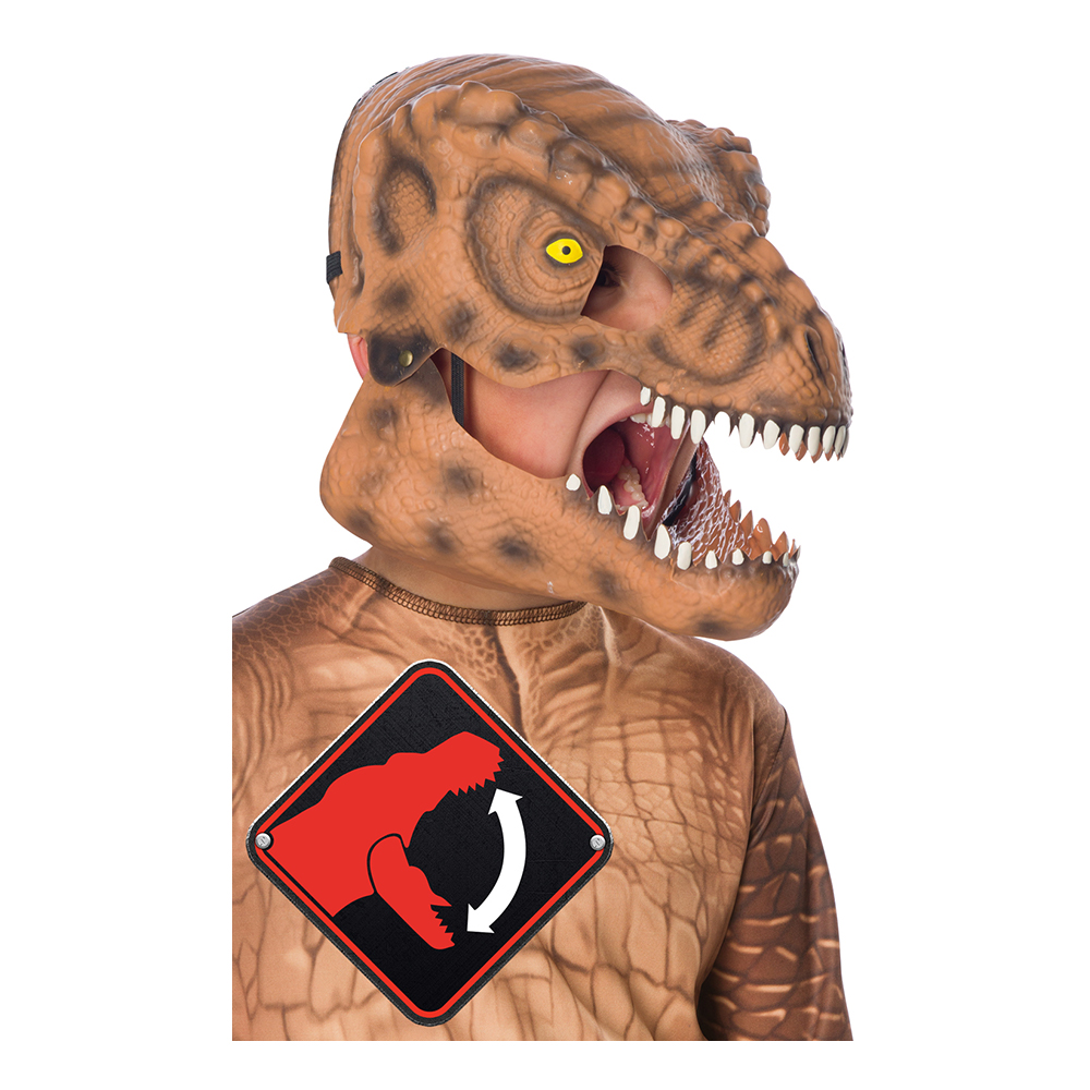 T-Rex Mask för Barn - One Size
