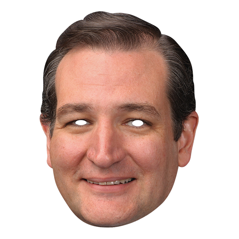 Ted Cruz Pappmask
