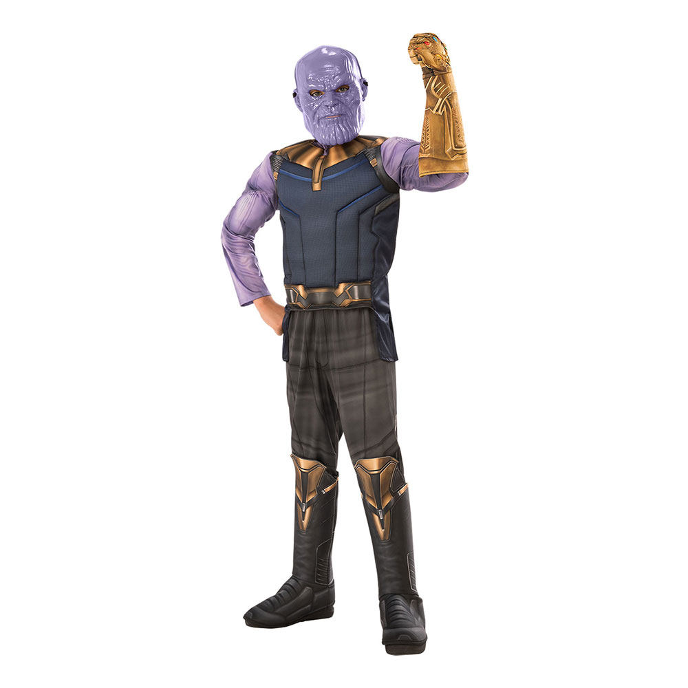 Thanos Deluxe Infinity War Barn Maskeraddräkt - Large